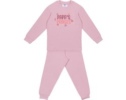 Fun2Wear - Papa's Prinses | Roze meisjes jongens - Katoen - Maat 98