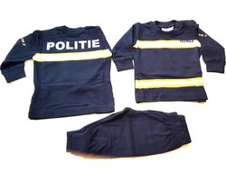 Fun2Wear | Politie Pyjama | Navy Blauw | Maat 86