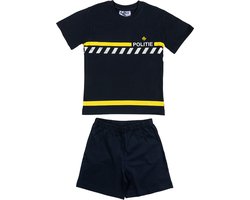Fun2Wear - Politie Shortama Kids | Marine - Katoen - Maat 104