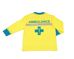 Fun2Wear - Pyjama Ambulance Geel - Geel - Maat 92 -