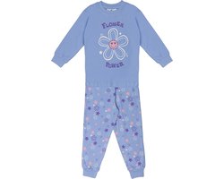 Fun2Wear - Pyjama Flower Power | Lavender Blue meisjes jongens - Katoen - Maat 68