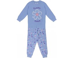 Fun2Wear - Pyjama Flower Power | Lavender Blue meisjes jongens - Katoen - Maat 92