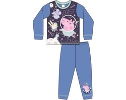 George van Peppa Pig pyjama - blauw - George Big Outer Space pyama - maat 86/92