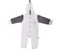 Junior - Romper - Pinguin - Egyptisch katoen - 9-12 maanden