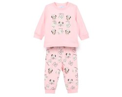 Minnie Mouse Pyjama - Maat 92/98 - Katoen - Disney - Lichtroze - 36 Maanden