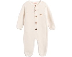 Minora gebreide baby kleding jongens-Unisex boxpakje- Baby kleding meisjes- Maat 68/ 4-6 Maanden-Newborn overalls winter- Baby kleding jongens- Zuiver Wit- Sinterklaas