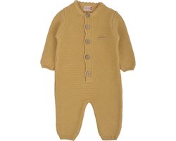 Minora gebreide baby kleding jongens-Unisex boxpakje-Kraamcadeau- Babyshower-Newborn overalls winter- Mosterd-3/6 Maanden- Sinterklaas