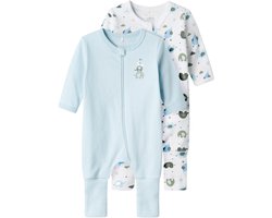 Name It Elephant Slaappakje 2 Eenheden Wit,Blauw 0 Months Jongens