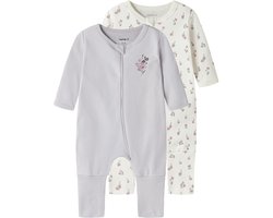 NAME IT - NBFNIGHTSUIT 2P ZIP FF FLOWER NOOS - Baby - Pyjamas