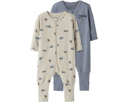 NAME IT - NBMNIGHTSUIT 2P ZIP FF AIRPLANE NOOS - Baby - Pyjamas