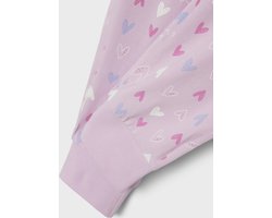 NAME IT NKFNIGHTSET PINK HEARTS NOOS Meisjes Nacht setje - Maat 86/92