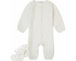 Noppies - kledingset - wit - (2delig) - Boxpak Monrovia - Slofjes Nelson - Maat 68