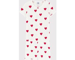 Petit Bateau Babypyjama in tubic met fleurig kraagje Meisjes Boxpak - Wit / Meerkleurig