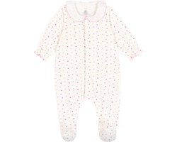 Petit Bateau Setje van katoenen body's met korte mouwen en walvisprint Unisex Rompertje - Wit/Groen + Blauw + Wit/Blauw