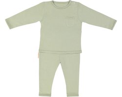 Puckababy baby pyjama/sleepsuit Sleepwear - 6-12m - Katoen - Olive