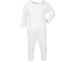 Pyjama - Premium Slaappakje - Wit - Maat 6-12 mnd - 74/80