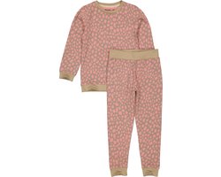 Quapi meisjes pyjama Puck aop Pink Leopard maat 80
