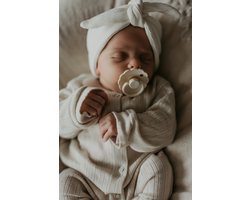 Sodafashion Boxpakje + muts Pointelle Beige 50-56