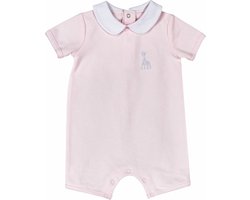 Sophie de giraf - 1-delig pakje - met kraagje - roze - 6 Maanden -67 cm