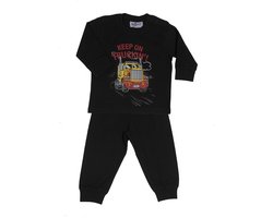 zwarte pyjama trucking, vrachtwagen 68