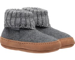 Bergstein Cozy Lux Sloffen - Pantoffels voor dames, heren en kinderen - 100% Zuiver scheerwol - Grey