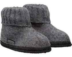 Bergstein Cozy Sloffen - Pantoffels voor dames, heren en kinderen - 100% Zuiver scheerwol - Grey