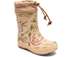 Bisgaard - Winterlaarzen gevoerd voor kinderen - Thermo - Beige bladeren - maat 34EU