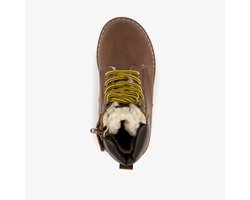 Blue Box gevoerde jongens veterboots cognac bruin - Maat 34