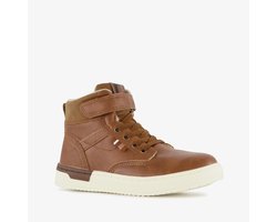Blue Box gevoerde jongens veterboots cognac - Maat 30