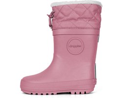 Druppies Winterlaarzen Kinderen - Gevoerde Regenlaarzen - Snowboots - Dusty Pink - Maat 26