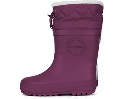 Druppies Winterlaarzen Kinderen - Gevoerde Regenlaarzen - Snowboots - Royal Purple - Maat 29
