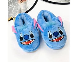Grappige pantoffels | Stitch sloffen | One size fits all maat 34 t/m 40 voor Kinderen, Dames en Heren | Stitch Pantoffel | Pluche dierenpantoffels | zachte binnenschoenen | Sloffen en Pantoffels maat 34, 35, 36, 37, 38, 39 en 40