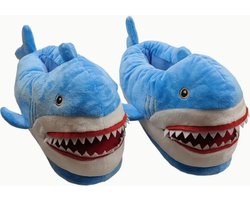 Grappige pantoffels voor Heren | Haai sloffen | One size fits all | Heren sloffen | maat Pantoffel dierensloffen | Pluche dierenpantoffels | zachte binnenschoenen | Haai Fortnite Schoenen | Pantoffels maat 34, 35, 36, 37, 38, 39, 40