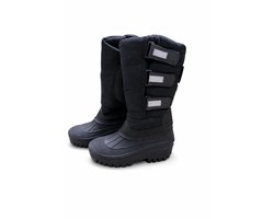 Kinder Winterlaarzen – Waterdicht – Anti‑Slip – Warme Snowboots met Klittenband en Reflectie – Zwart
