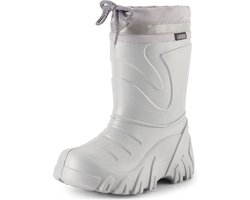 Ladeheid Kinder Regenlaarzen - Winter Thermo Rubber Laarzen Gevoerd - EVA - LA-LMG-835-Grizzly - Grijs/Reflectie - 36/37