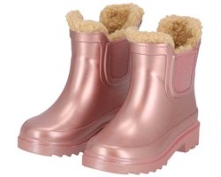 Morethansocks - Chelsea regenlaarzen kinderen - Unisex - Fake Fur voering - Maat 21 t/m 36 - Regenlaarzen jongens - Regenlaarzen meisjes