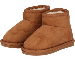 Morethansocks - Pantoffels kinderen - Suède - Maat 25 t/m 36 - Home boot hoog - warme sloffen - kinder sloffen - sloffen jongens - sloffen meisjes