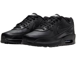 Nike Air Max 90 LTR GS - Leren Sportschoen - Zwart - Maat 36,5