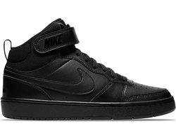 Nike - Court Borough Mid (GS) - Zwarte Sneakers-36