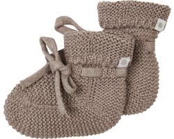 Noppies Nelson Slofjes Taupe Melange One Size