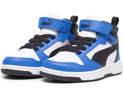 PUMA Puma Rebound V6 Mid AC+ PS Unisex Sneakers - PUMA White-PUMA Black-Racing Blue