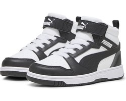 PUMA Puma Rebound V6 Mid AC+ PS Unisex Sneakers - PUMA White-PUMA Black-Shadow Gray