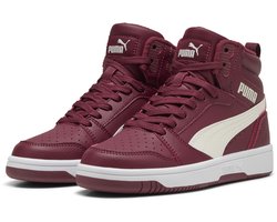 PUMA Puma Rebound V6 Mid WTR Jr Unisex Sneakers - Team Regal Red-Warm White-PUMA White