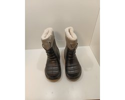 Regenlaarzen met voering - Laarzen gevoerd - Zwart - Maat 30/31- snowboots