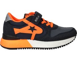 Replay Fiber JR 7 Sneakers - Jongens - Blauw - Maat:33