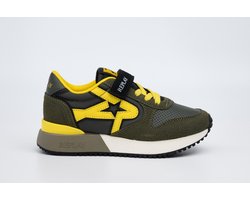 Replay - Fiber Jr Boy 7 - Jongens - Sneakers - Kaki - Maat 31