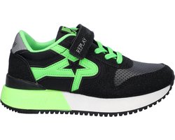 Replay Fiber Jr jongens sneaker - Zwart - Maat 36