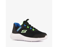 Skechers Slip-ins Bounder jongens sneakers zwart - Maat 34 - Extra comfort - Memory Foam