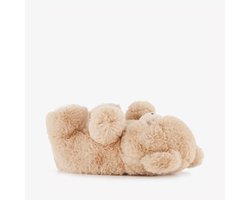 Thu!s kinder pantoffels beer beige - Maat 32 - Sloffen