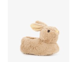 Thu!s kinder pantoffels konijn - Beige - Sloffen - Maat 24